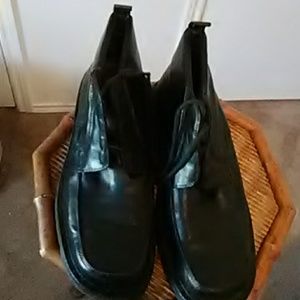 Mens Black  dress boot